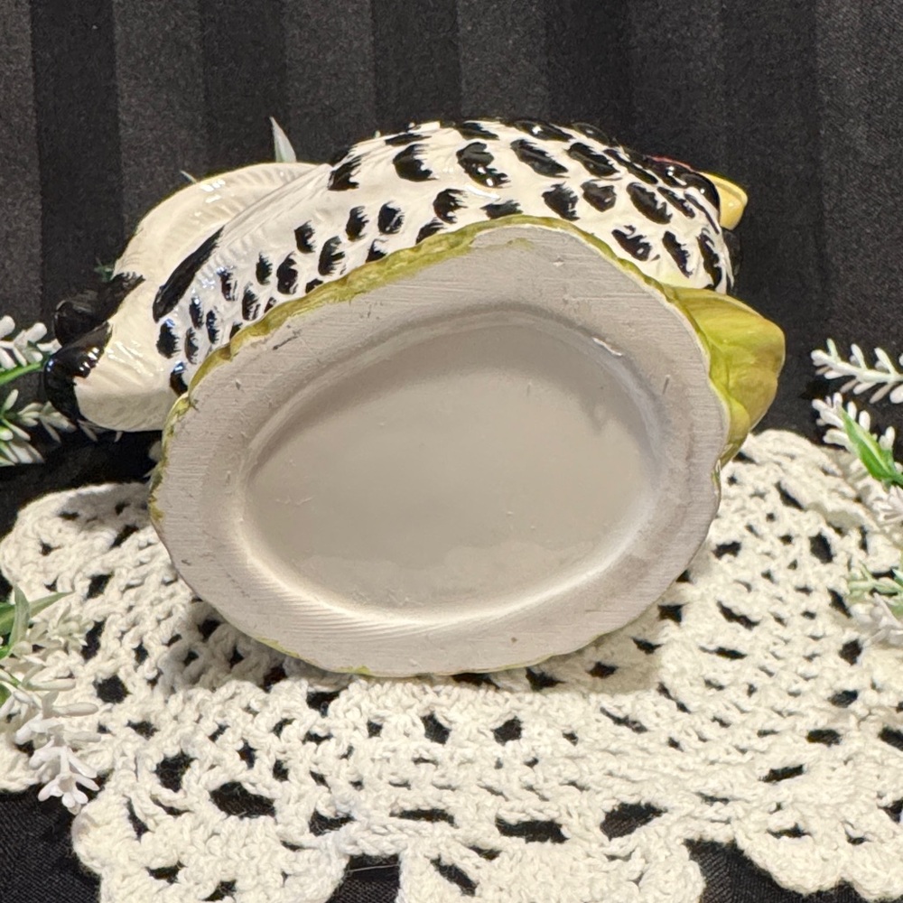 Realistic Looking Vintage Ceramic Rooster Creamer or Planter - Picture 8 of 16